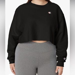 Champion Cropped Crewneck Sweatshirt